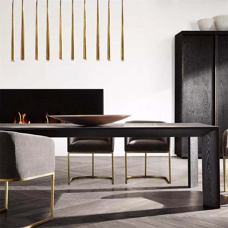 Aquitance Rectangle Chandelier For Kitchen Dining Room-MEET LIGHTING