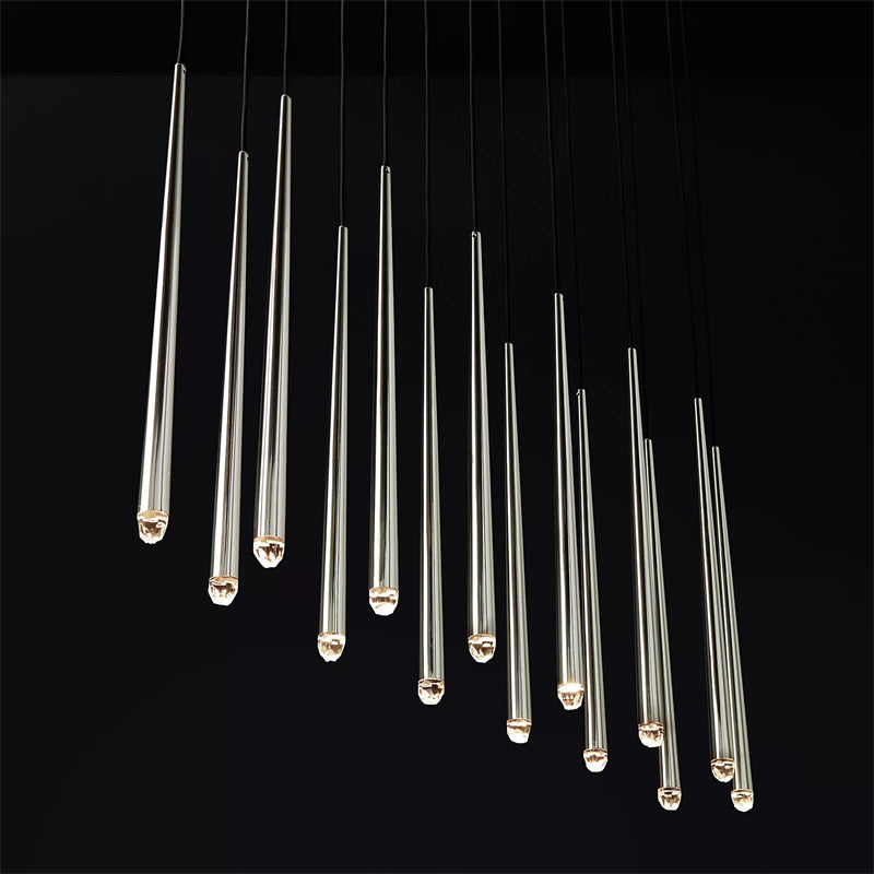 Aquitance Rectangle Chandelier For Kitchen Dining Room-MEET LIGHTING