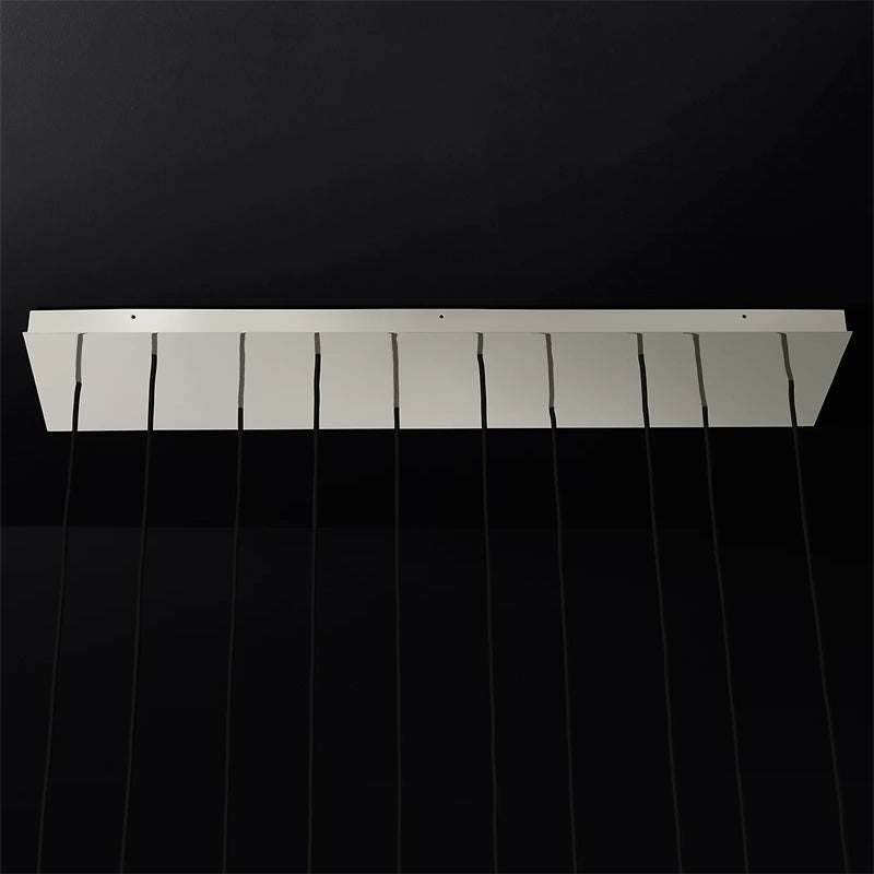 Aquitance Rectangle Chandelier For Kitchen Dining Room-MEET LIGHTING