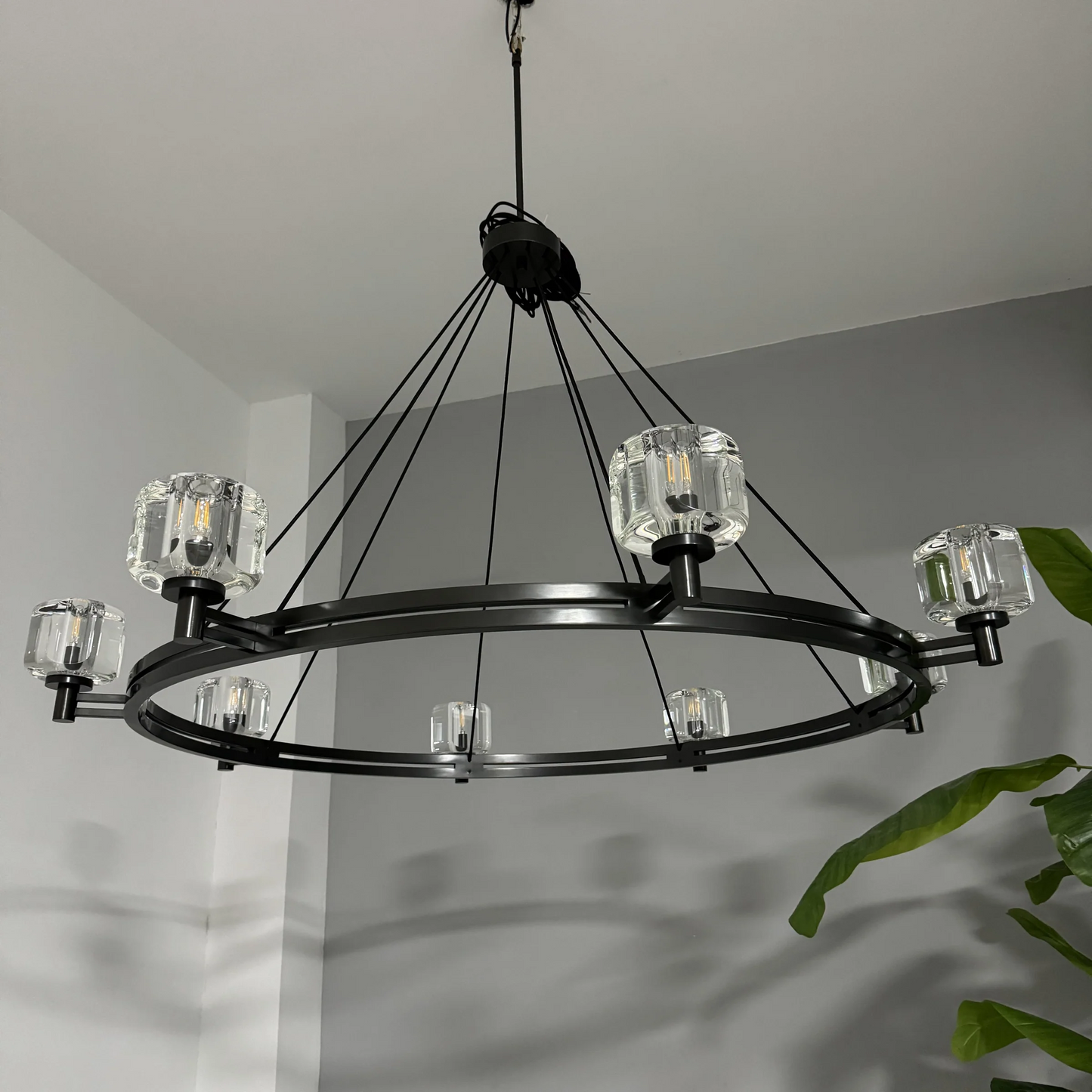 Demart Double Round Chandelier "48