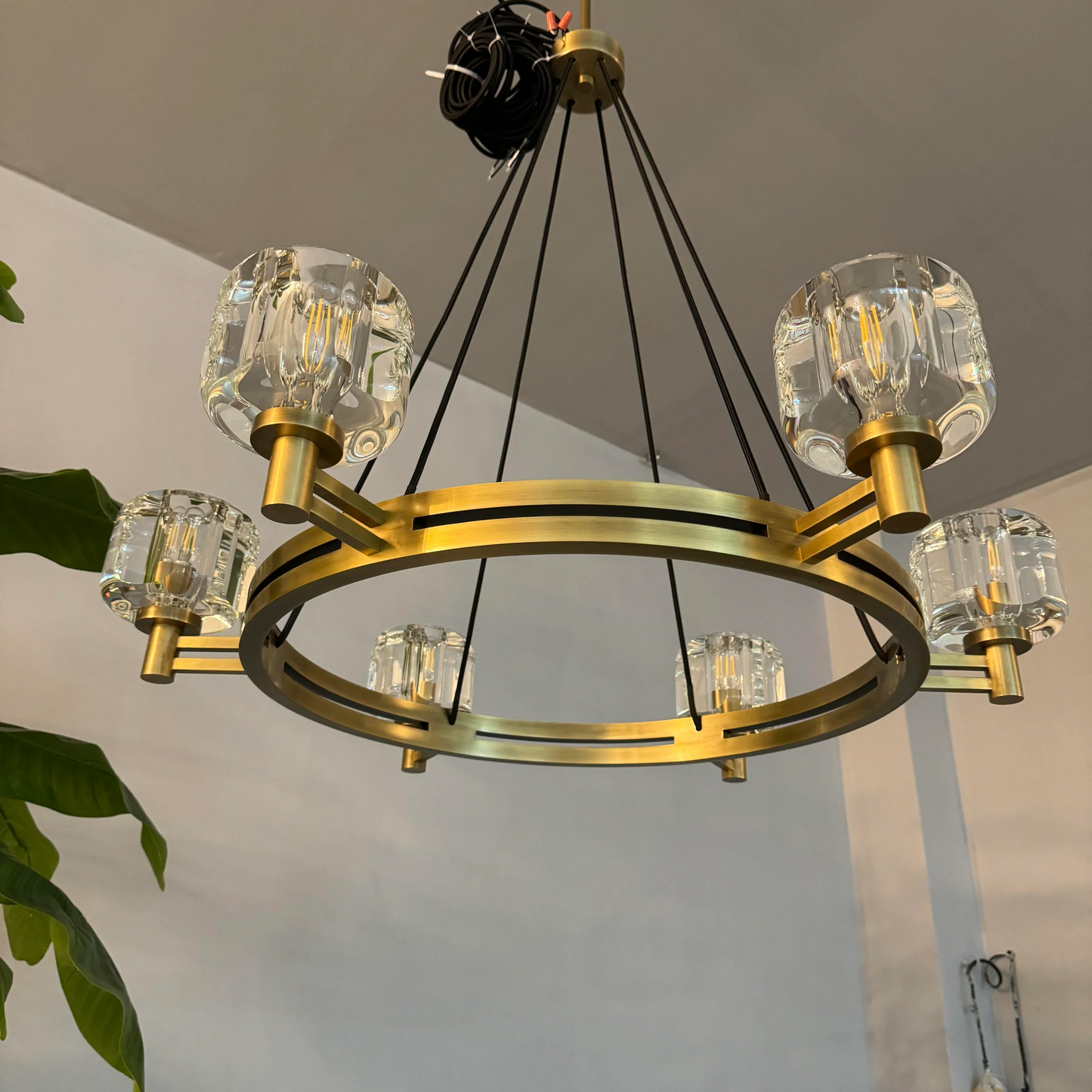 Demart Double Round Chandelier "48