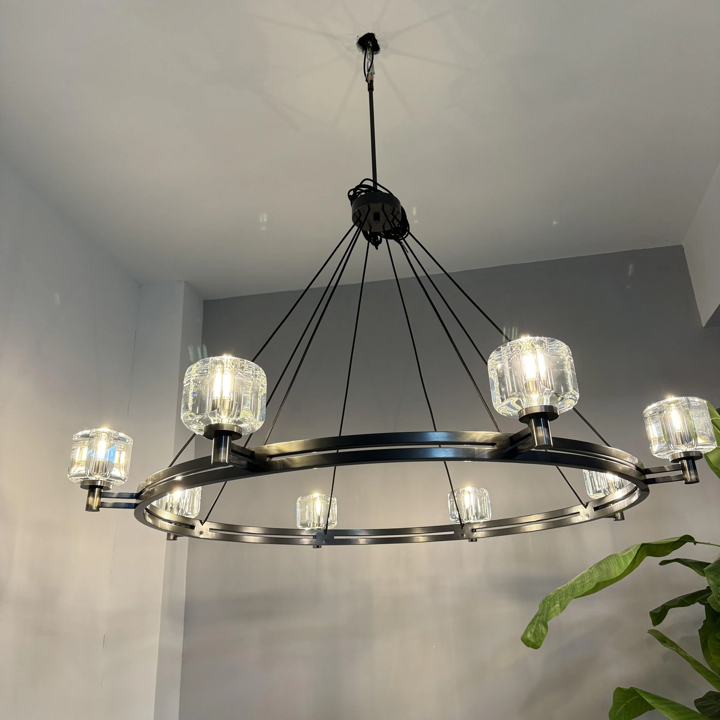 Demart Double Round Chandelier "48