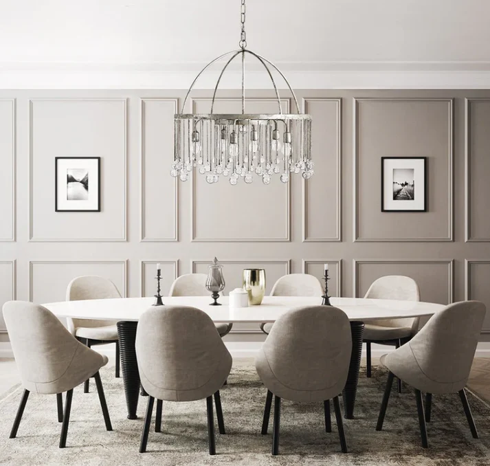 Aubrey Round Chandelier-MEET LIGHTING