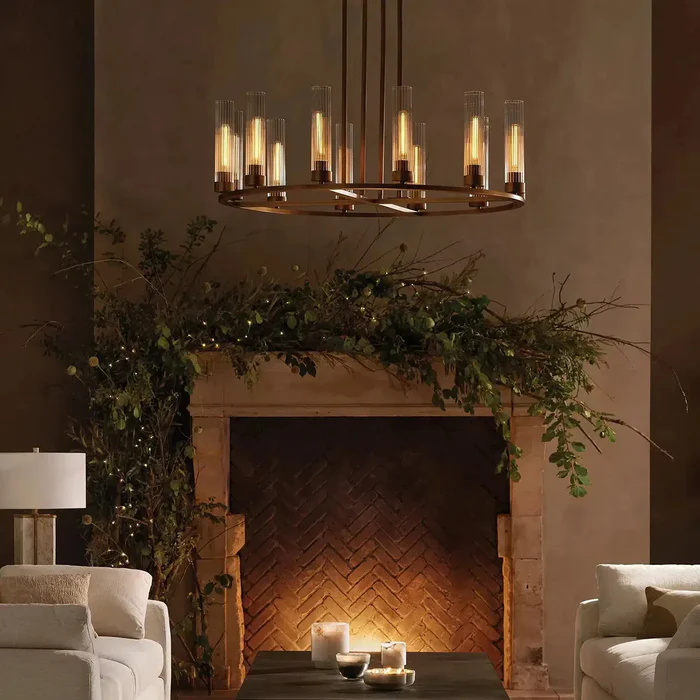 Andreas Round Chandelier-MEET LIGHTING