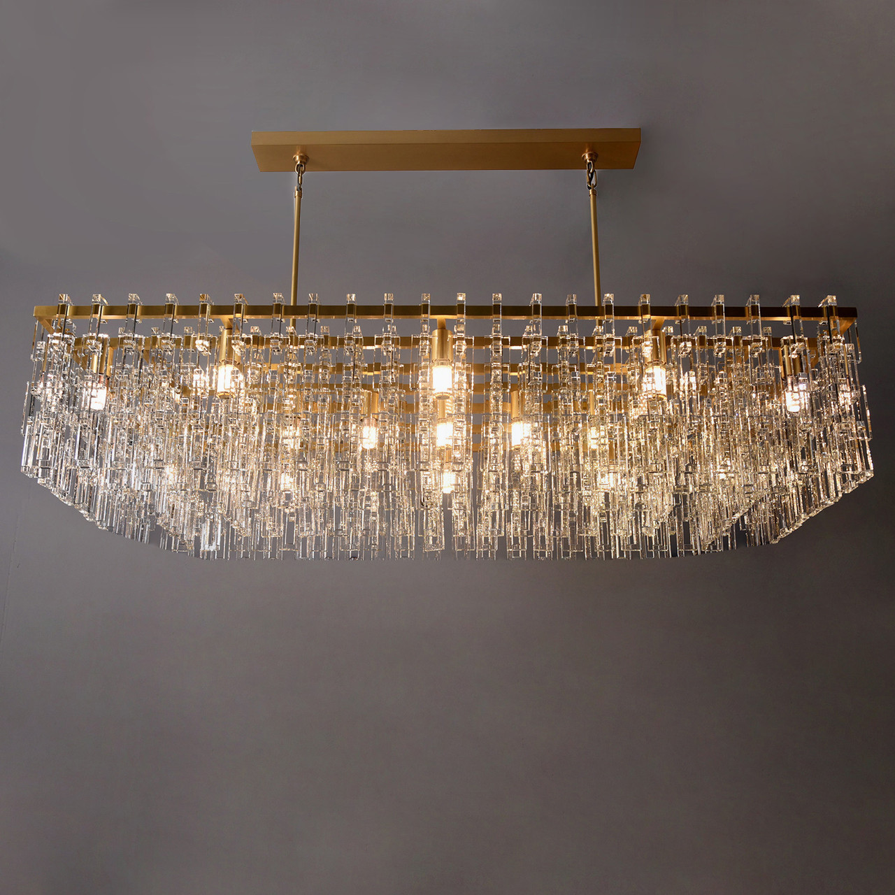 Marignan Rectangle Chandelier-MEET LIGHTING