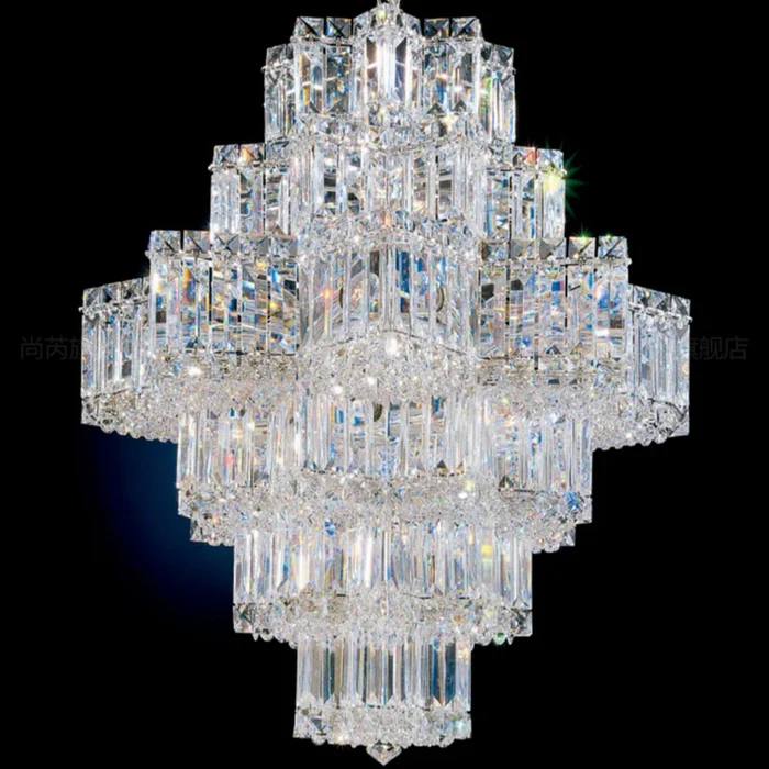 Fashion Star Shaped Chandelier Crystal Ceiling Light Fixture For Small Living Room/ Bedroom-MEET LIGHTING