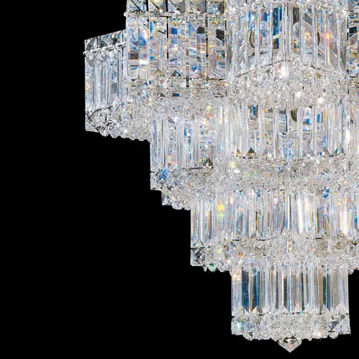 Fashion Star Shaped Chandelier Crystal Ceiling Light Fixture For Small Living Room/ Bedroom-MEET LIGHTING