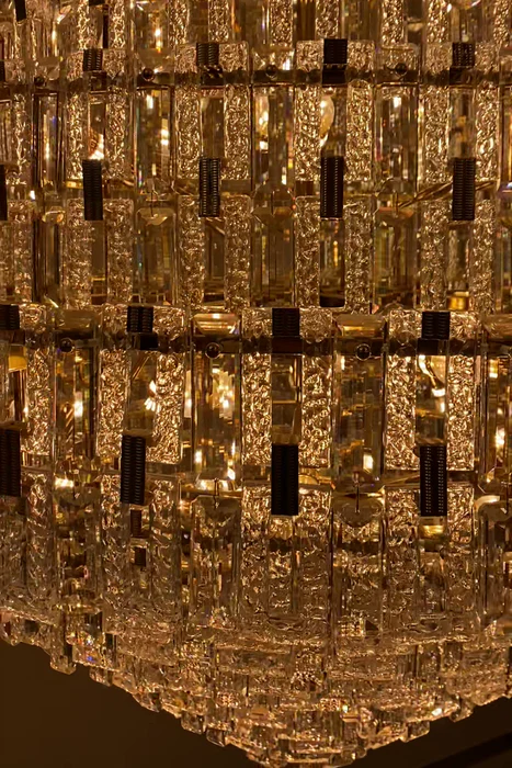 Oversized Multi-layers Honeycomb Luxury Ceiling Crystal Chandelier For Big Hallway/Foyer/Entryway-MEET LIGHTING