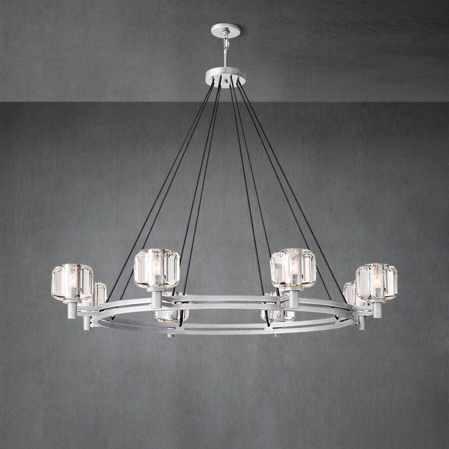 Demart Double Round Chandelier "48