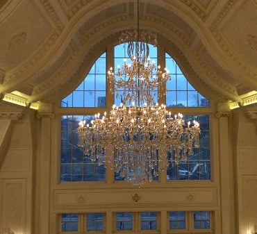 Traditional Candle Crystal Chandelier for Staircase/Foyer/Living Room/Villa-MEET LIGHTING