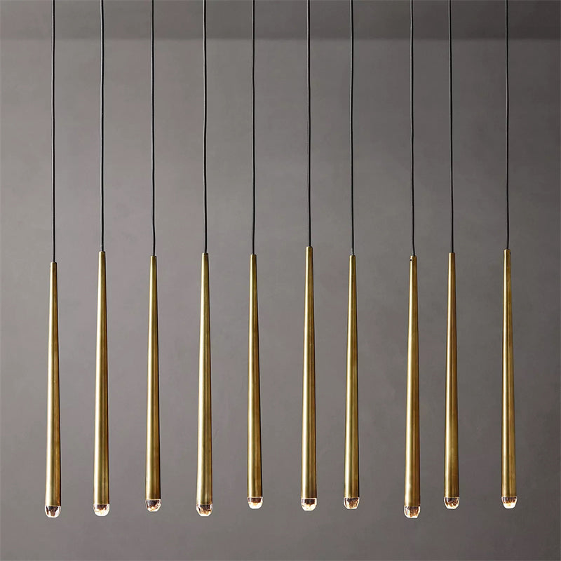 Aquitance Rectangle Chandelier For Kitchen Dining Room-MEET LIGHTING