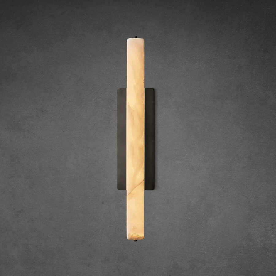 Audon Alabaster Single Sconce