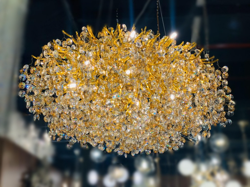 New Modern Light Luxury Branch Crystal Chandelier for Dining /Living Room-MEET LIGHTING