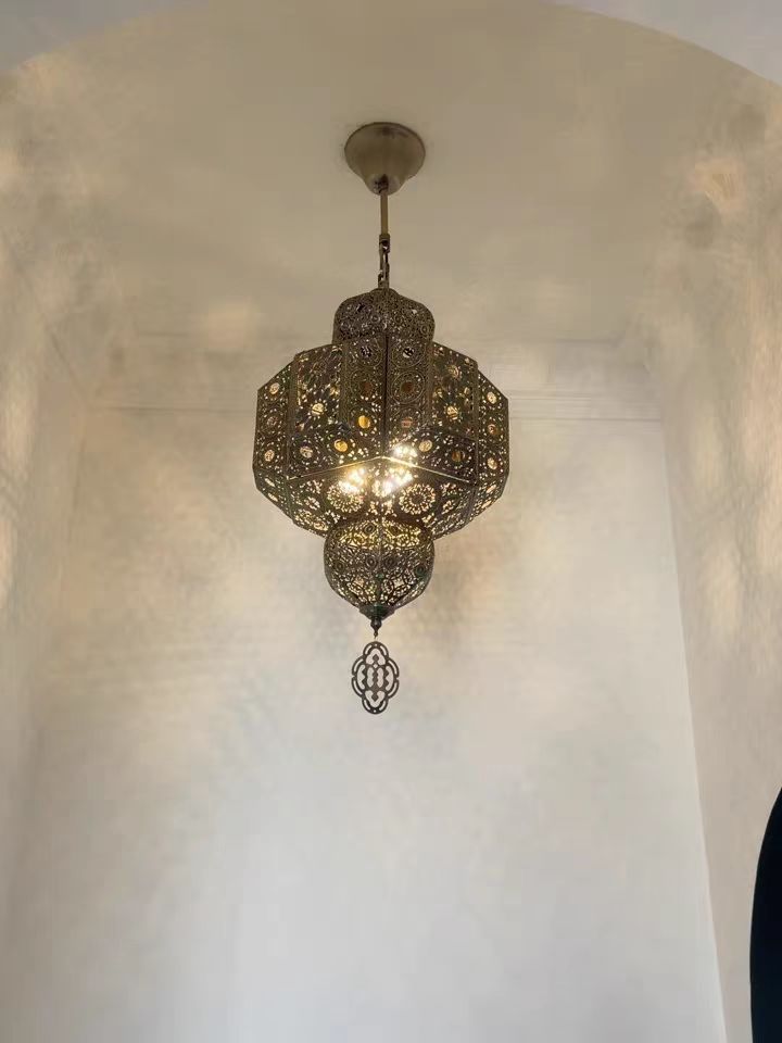 Retro Decorative Design Iron Pendant Light Fixture Chandelier for Dining Room/Living Room/Bedroom/Restaurant/Cafe-MEET LIGHTING