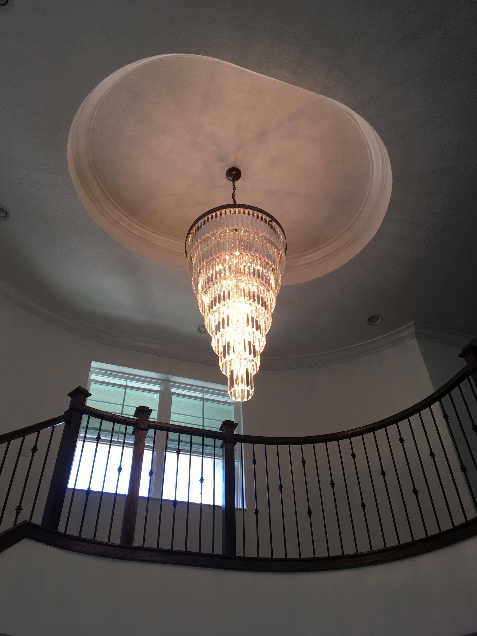 Extra Large 7-Tier Luxury Crystal Chandelier in Black/Coffee/Gold/Chrome Finish Color-MEET LIGHTING