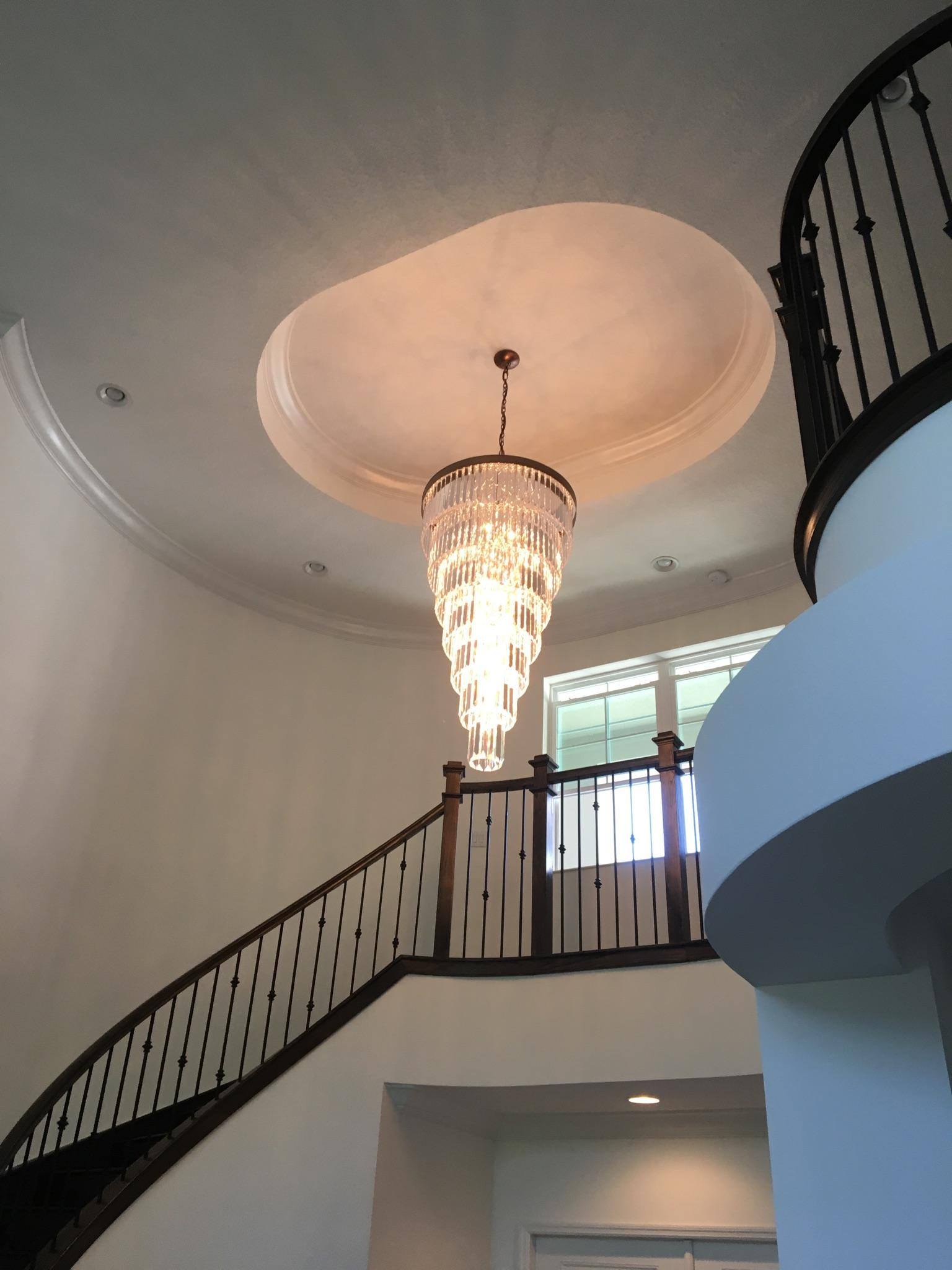 Extra Large 7-Tier Luxury Crystal Chandelier in Black/Coffee/Gold/Chrome Finish Color-MEET LIGHTING