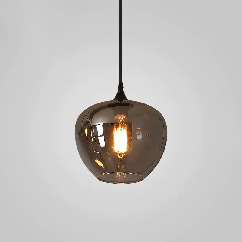 Modern Smoke Gray Glass Lamp Designer Chandelier for Cafe/Kitchen Island/Dining Room Style B-MEET LIGHTING