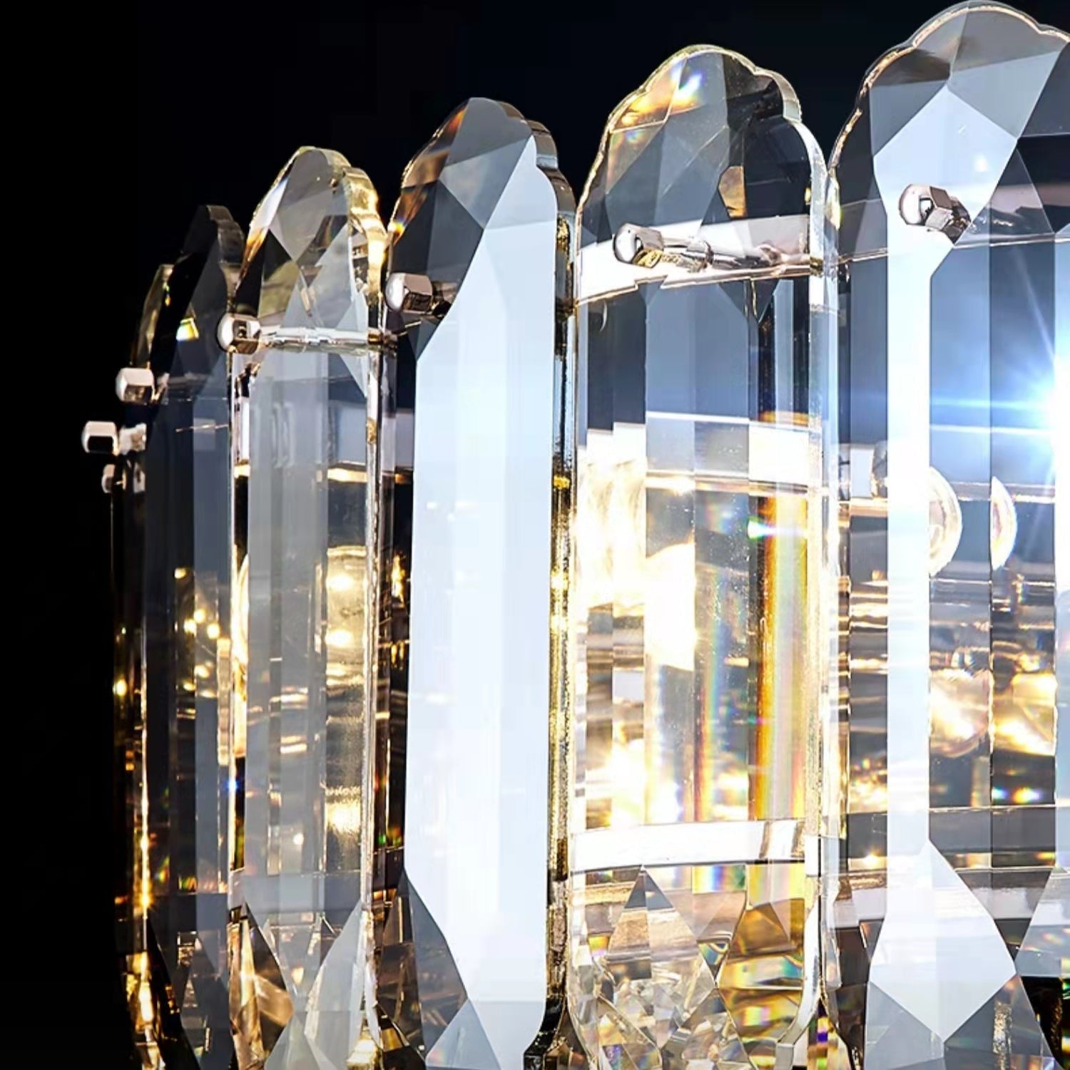 Luxury Smoke Gray K9 Crystal Chandeliers for Dining Room/Living Room-MEET LIGHTING