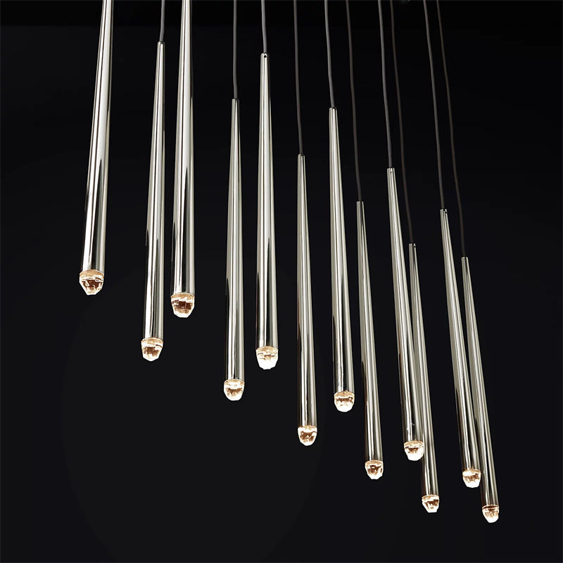 Aquitance Rectangle Chandelier For Kitchen Dining Room-MEET LIGHTING