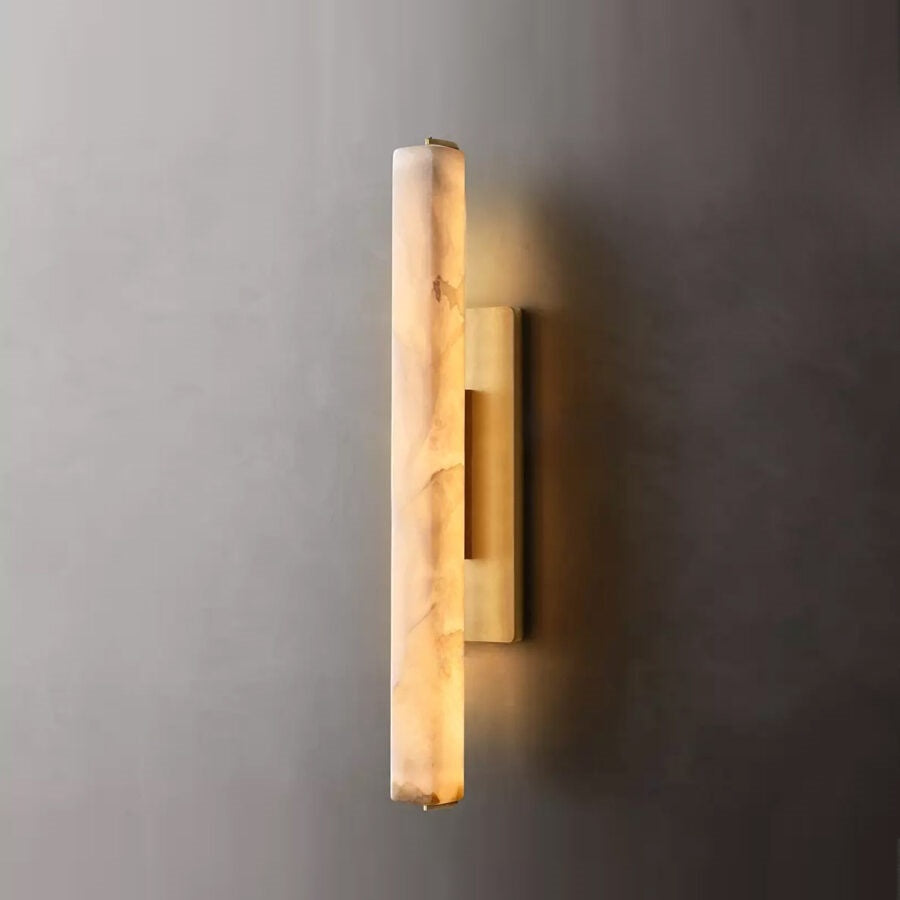 Audon Alabaster Single Sconce