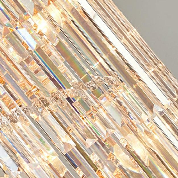 Spiral Crystal Chandelier For Foyer/ Staircase-MEET LIGHTING