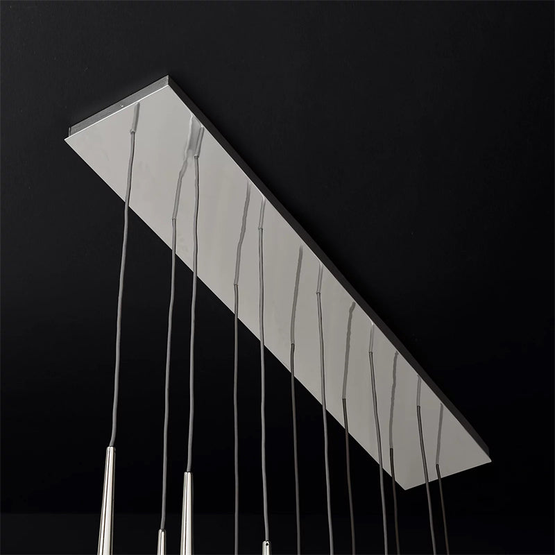 Aquitance Rectangle Chandelier For Kitchen Dining Room-MEET LIGHTING
