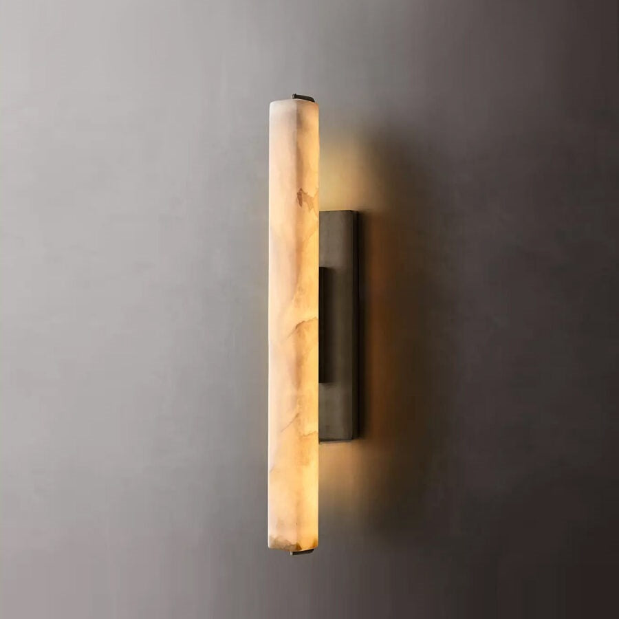 Audon Alabaster Single Sconce