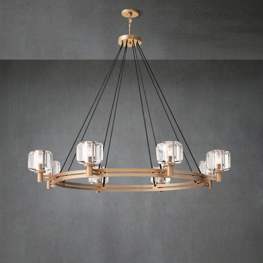 Demart Double Round Chandelier "48