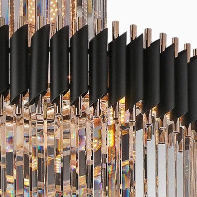 Spiral Crystal Chandelier For Foyer/ Staircase-MEET LIGHTING