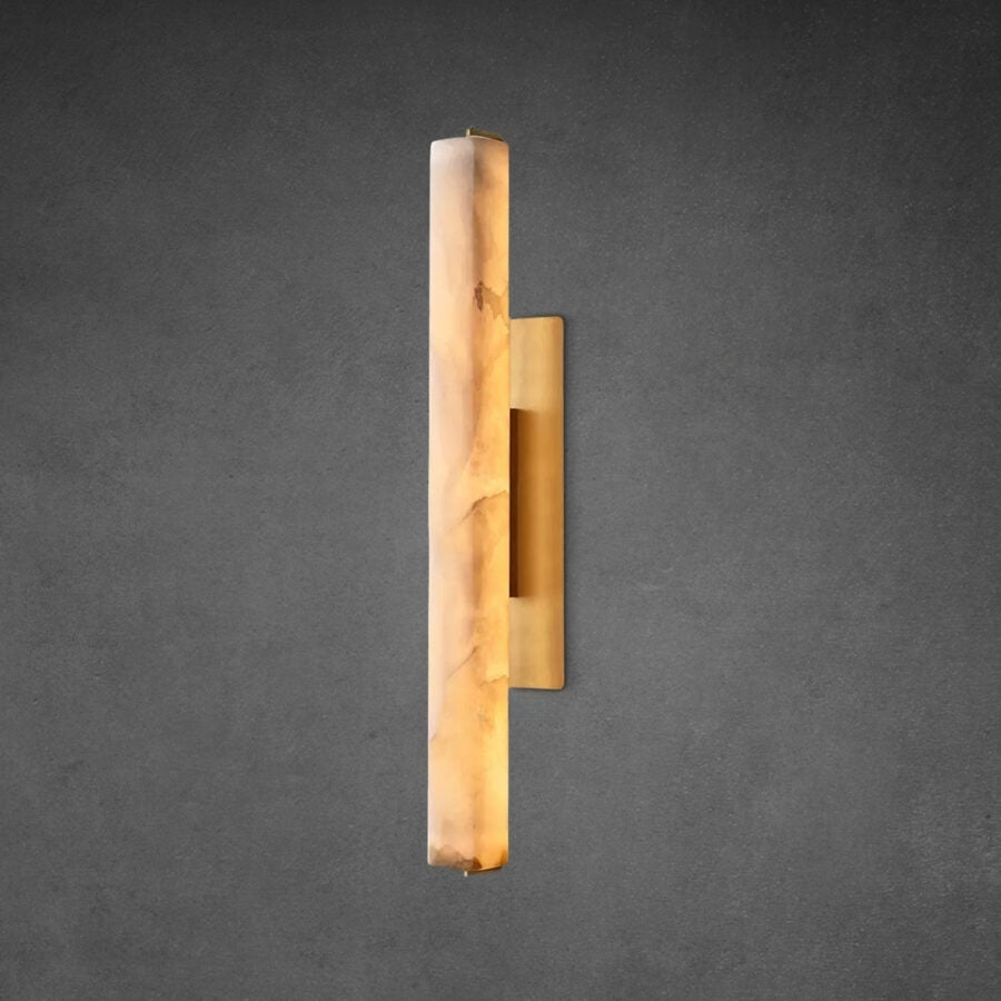 Audon Alabaster Single Sconce