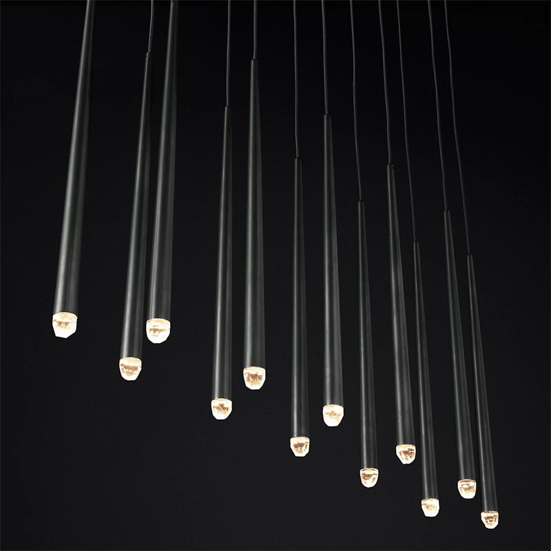 Aquitance Rectangle Chandelier For Kitchen Dining Room-MEET LIGHTING