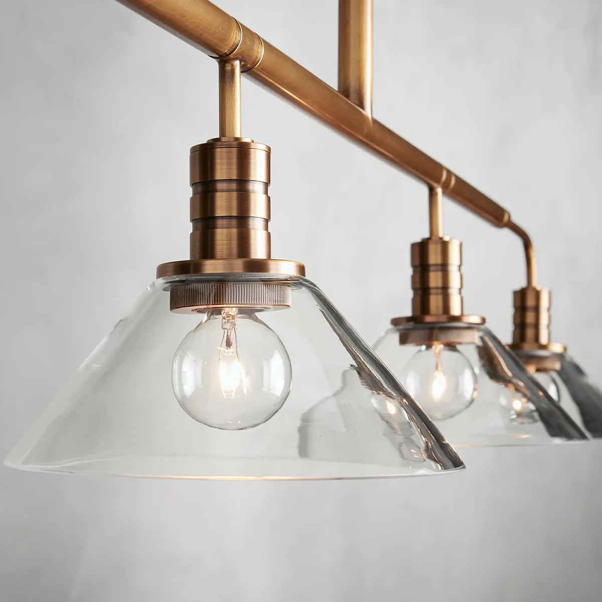 Art Glass Therona Linear Chandelier-MEET LIGHTING