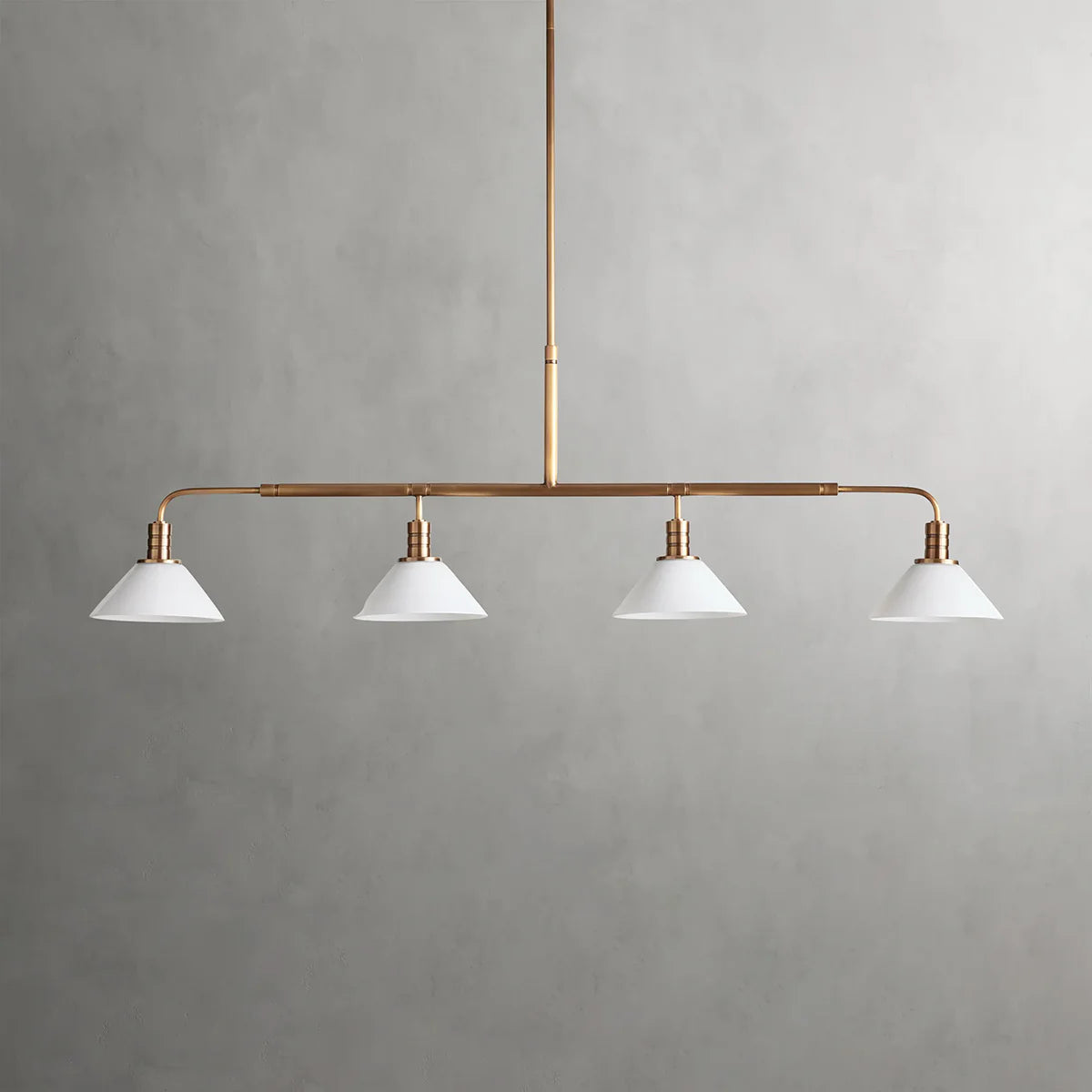 Art Glass Therona Linear Chandelier-MEET LIGHTING