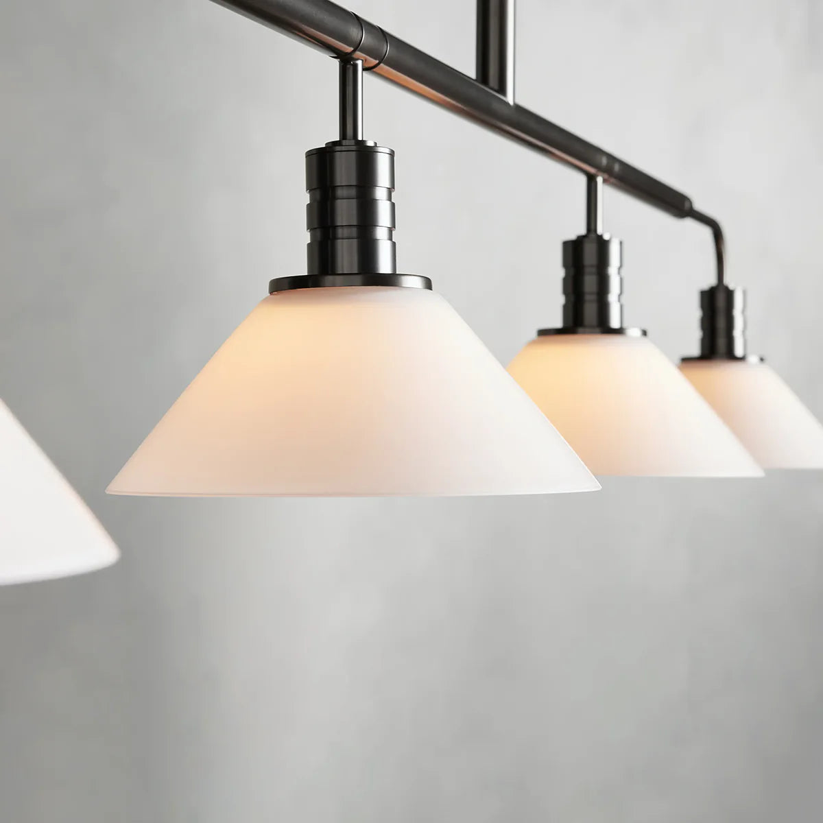 Art Glass Therona Linear Chandelier-MEET LIGHTING