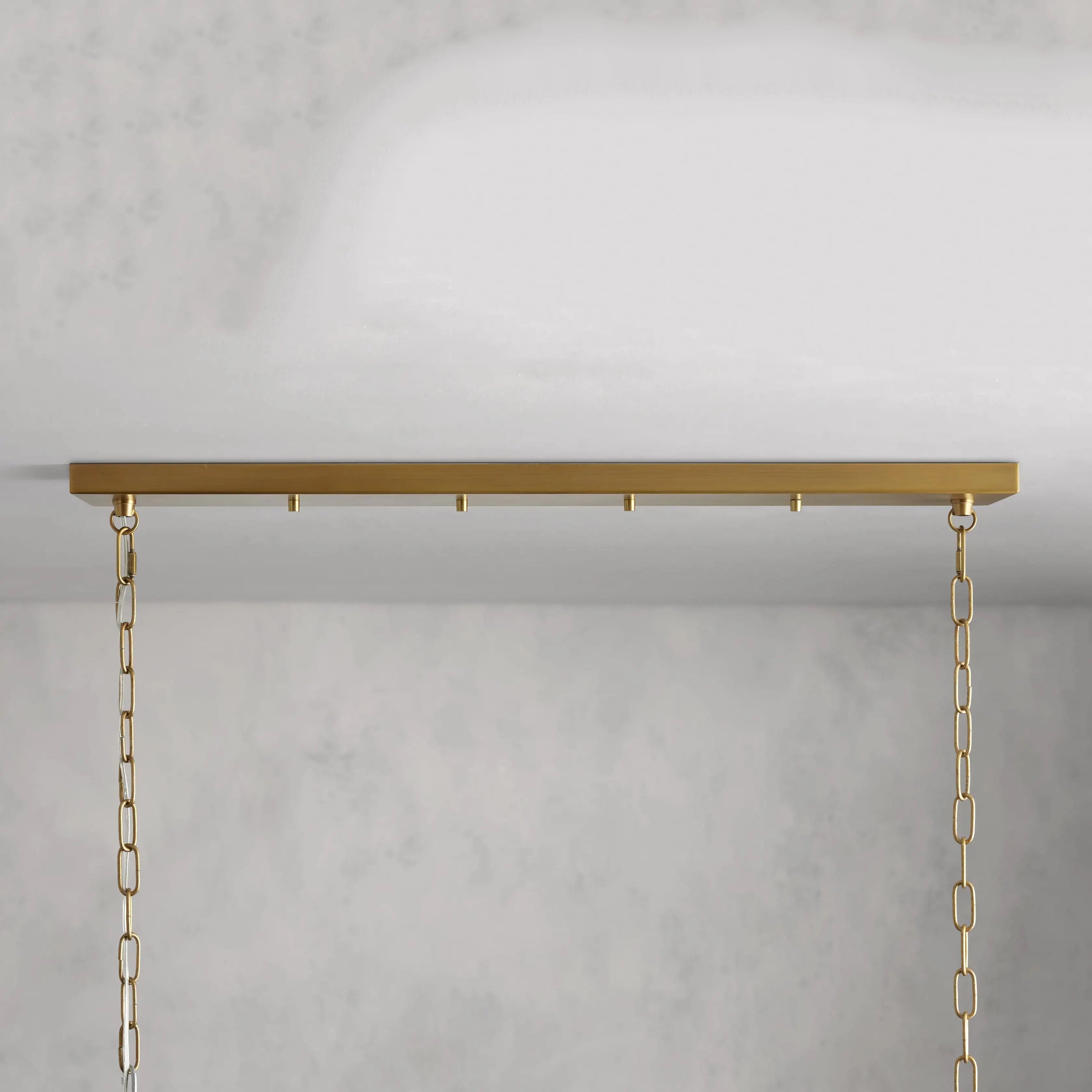 Andreas Glass Linear Chandelier Lighting-MEET LIGHTING