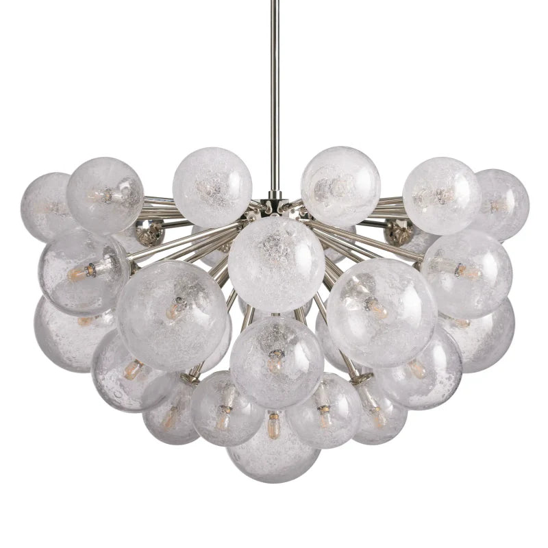 Mandoza Round Glass Globe Chandelier-MEET LIGHTING