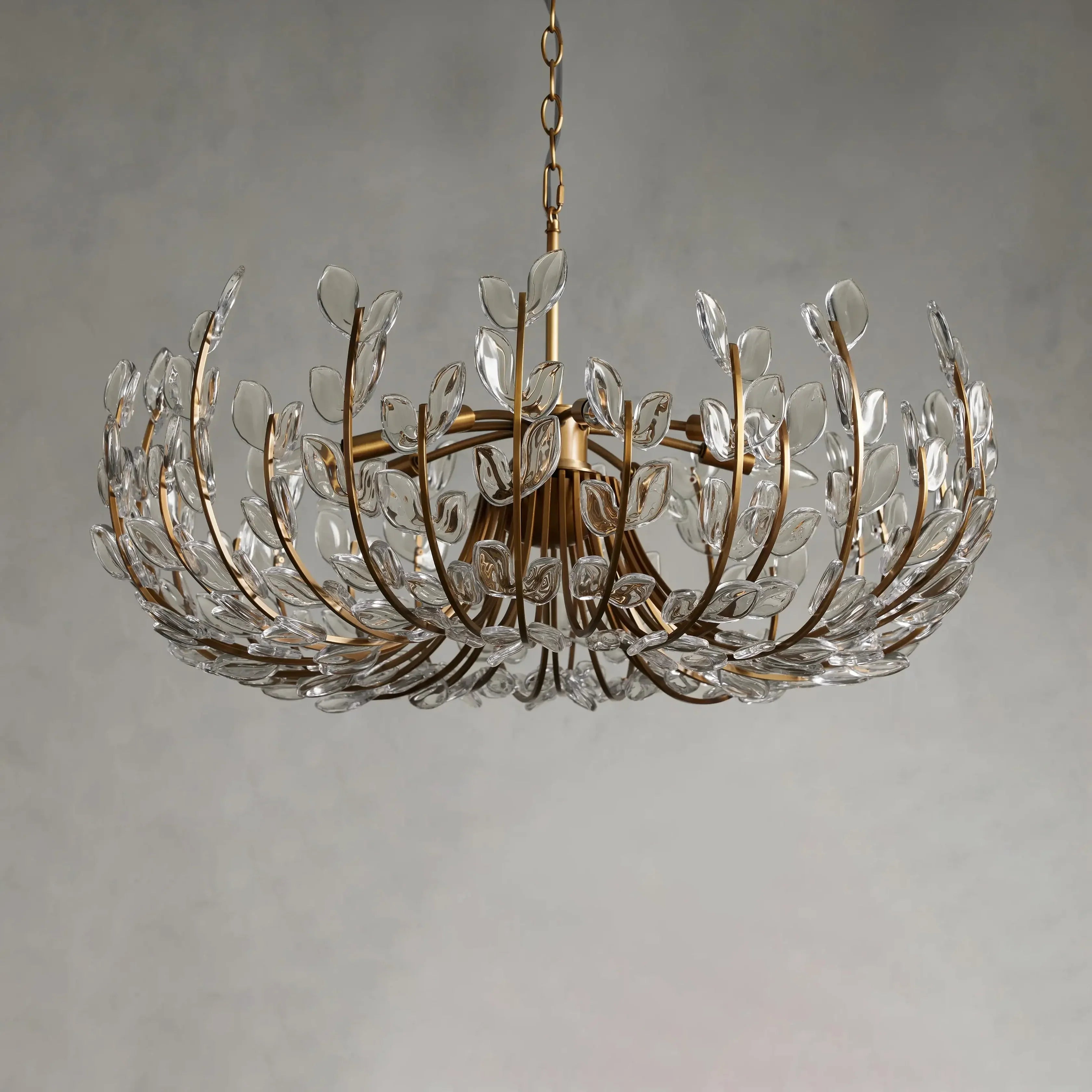 Adela 6 Light Chandelier 26"-MEET LIGHTING