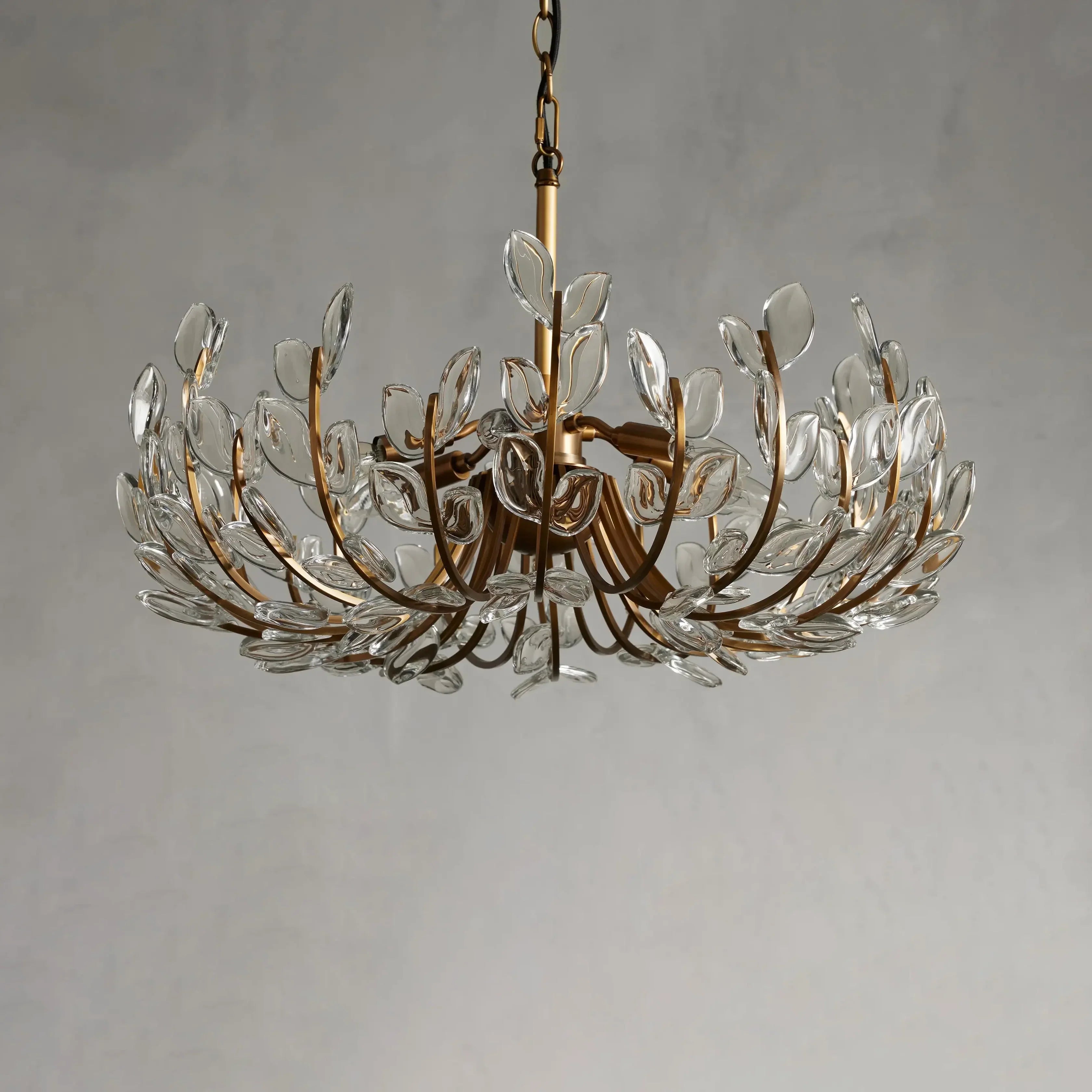 Adela 6 Light Chandelier 26"-MEET LIGHTING