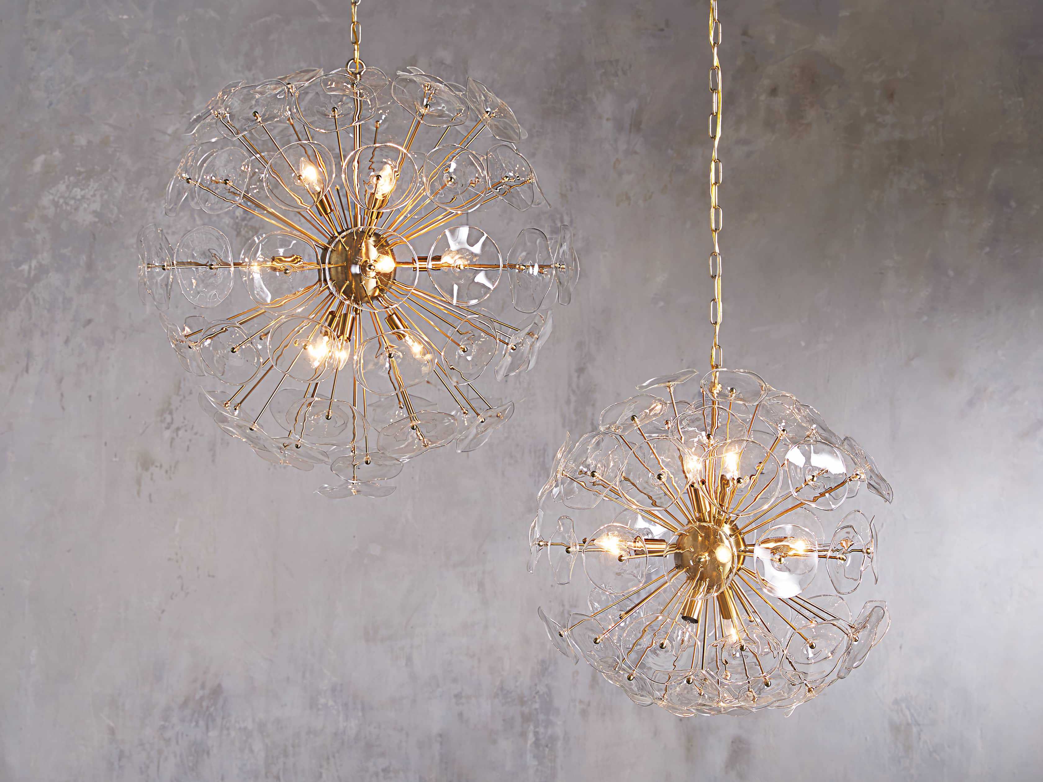 Lily Round Chandelier 25'' 34'' 43''-MEET LIGHTING