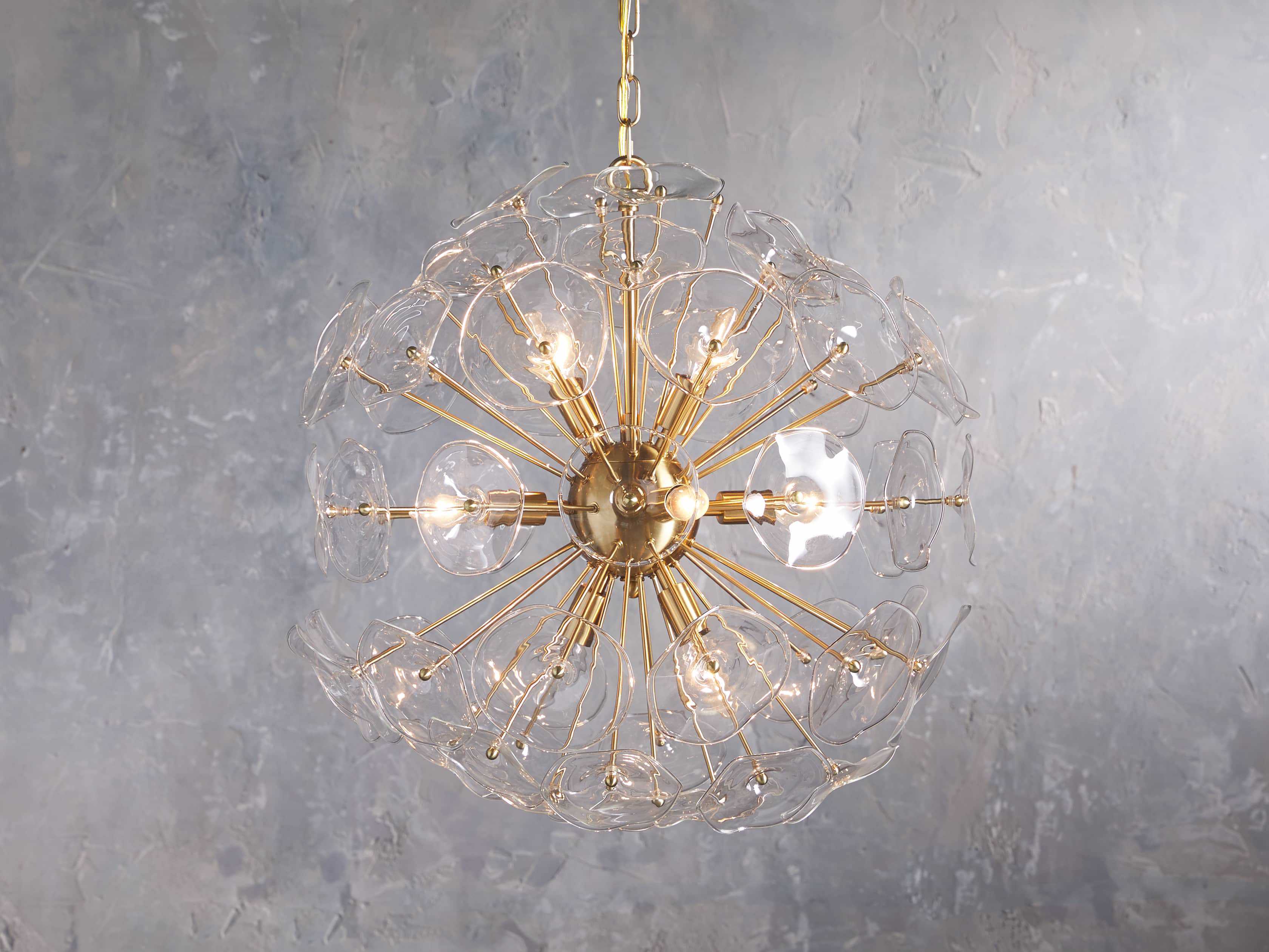 Lily Round Chandelier 25'' 34'' 43''-MEET LIGHTING