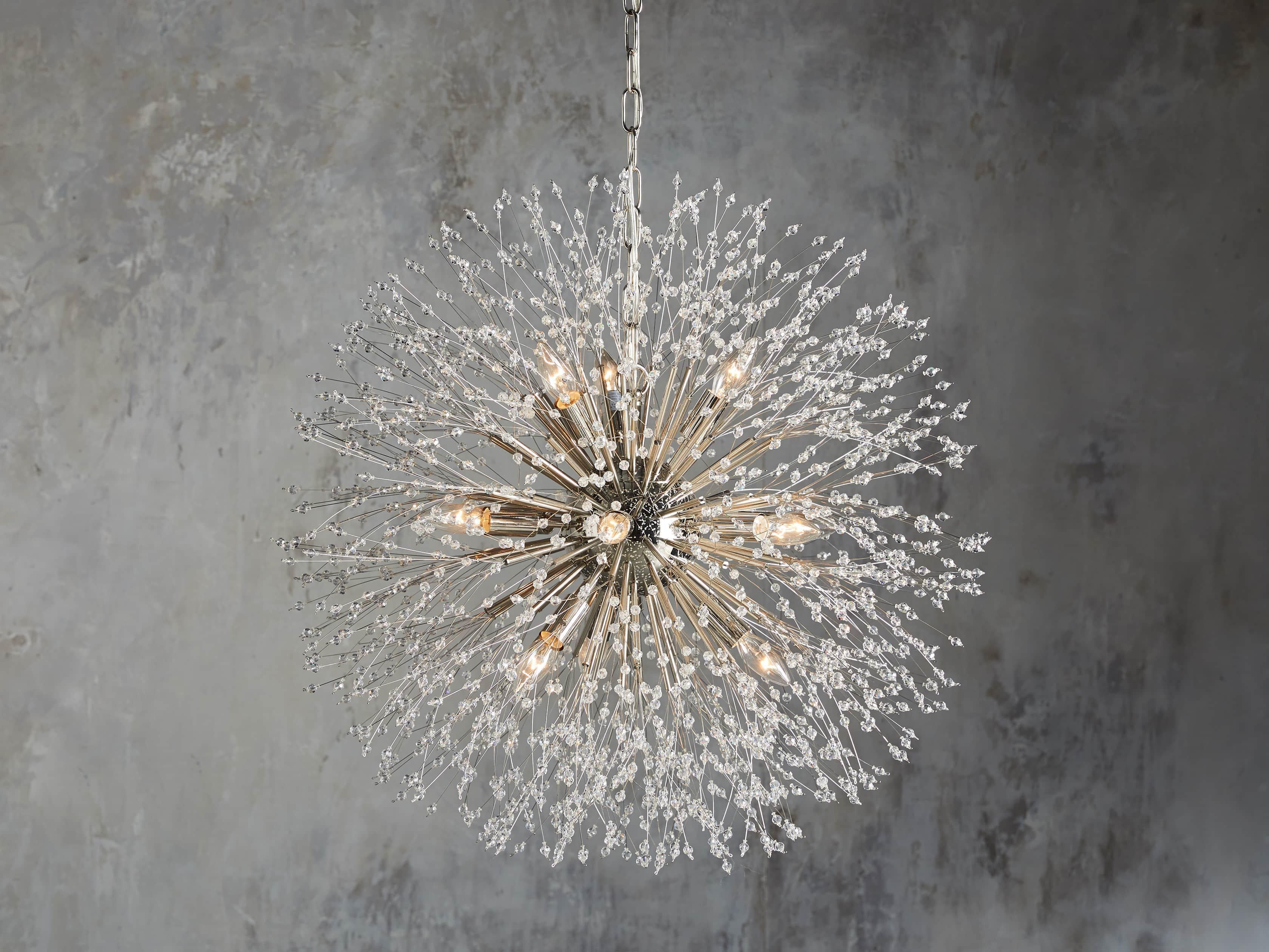 Dandelion Round Chandelier 22''30''43''-MEET LIGHTING
