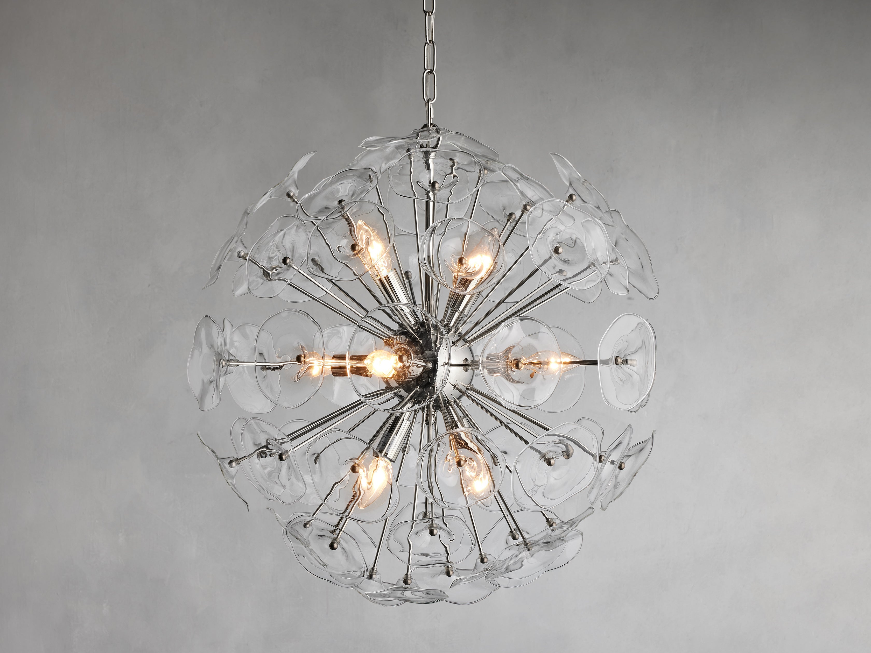 Lily Round Chandelier 25'' 34'' 43''-MEET LIGHTING