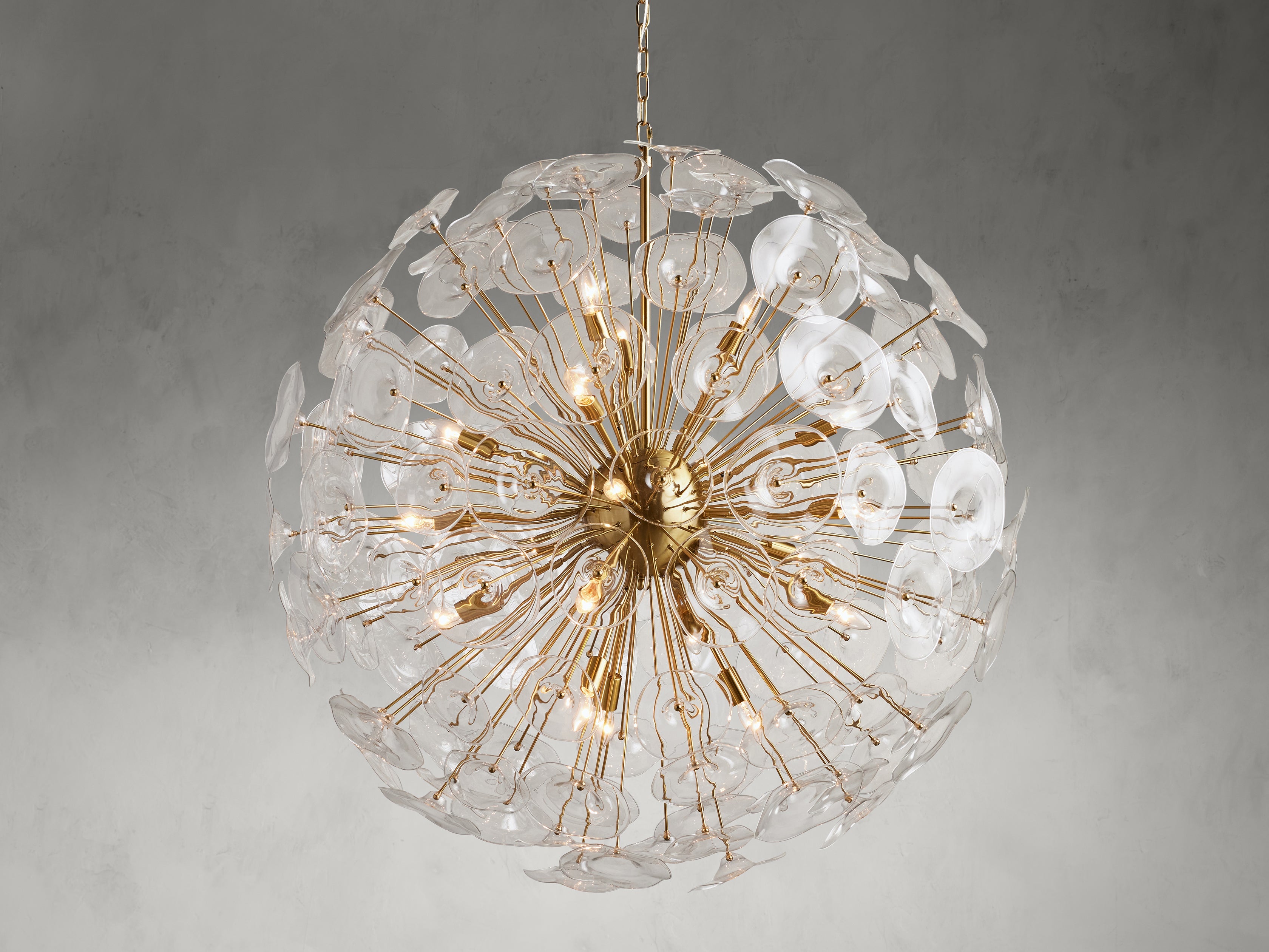 Lily Round Chandelier 25'' 34'' 43''-MEET LIGHTING