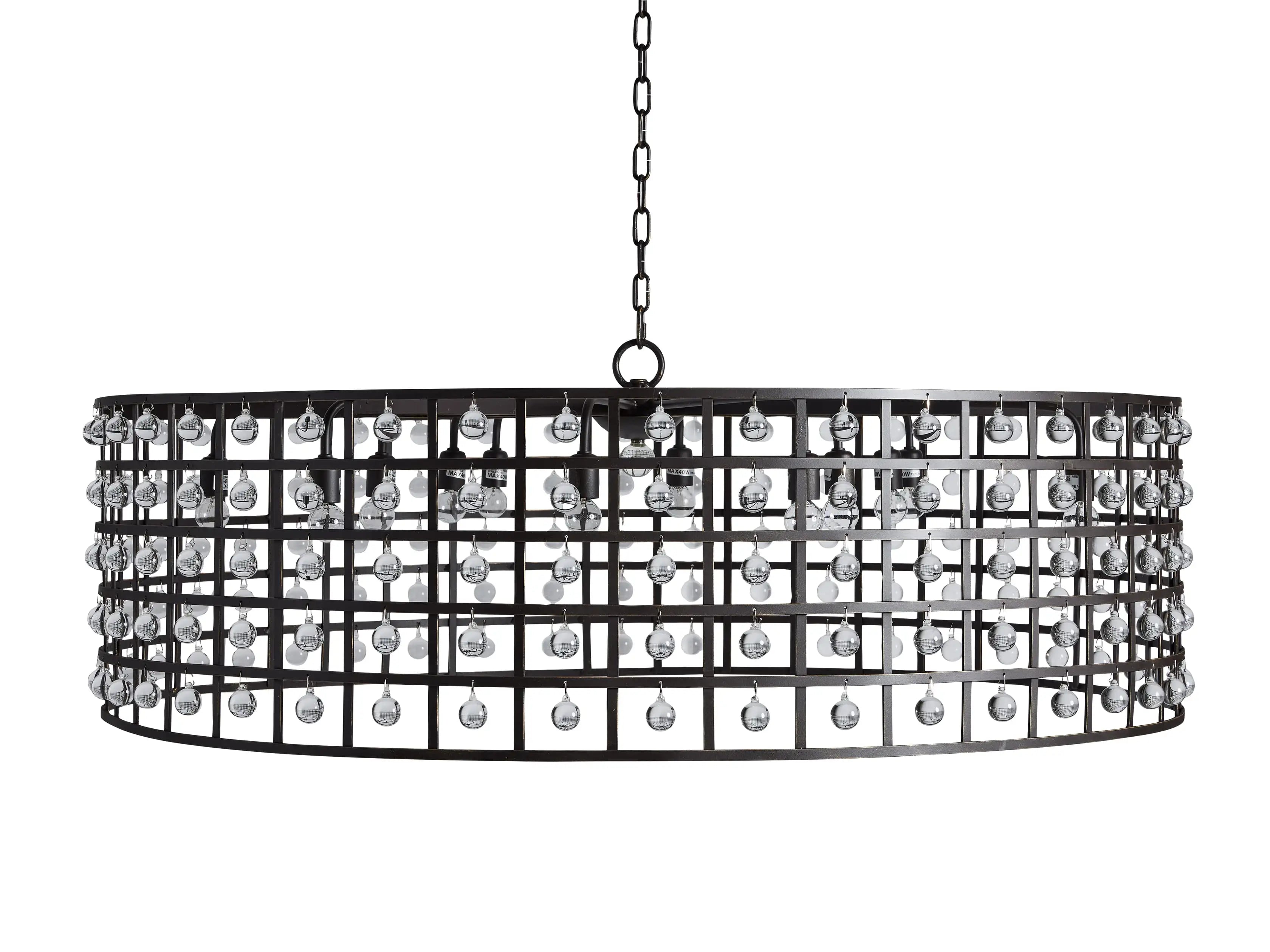 La Cage Round Chandelier-MEET LIGHTING