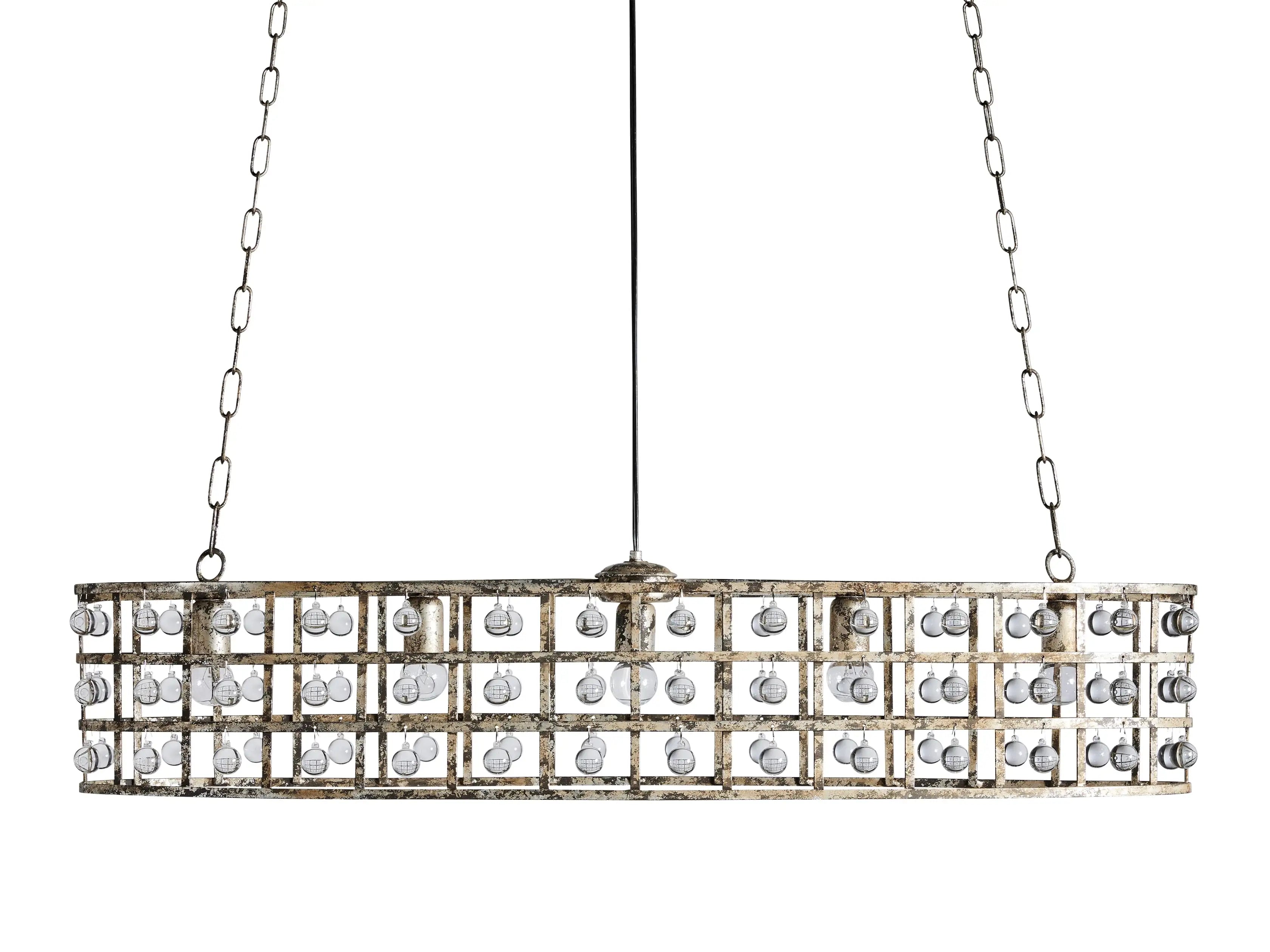 La Cage 5-Light Oval Chandelier-MEET LIGHTING