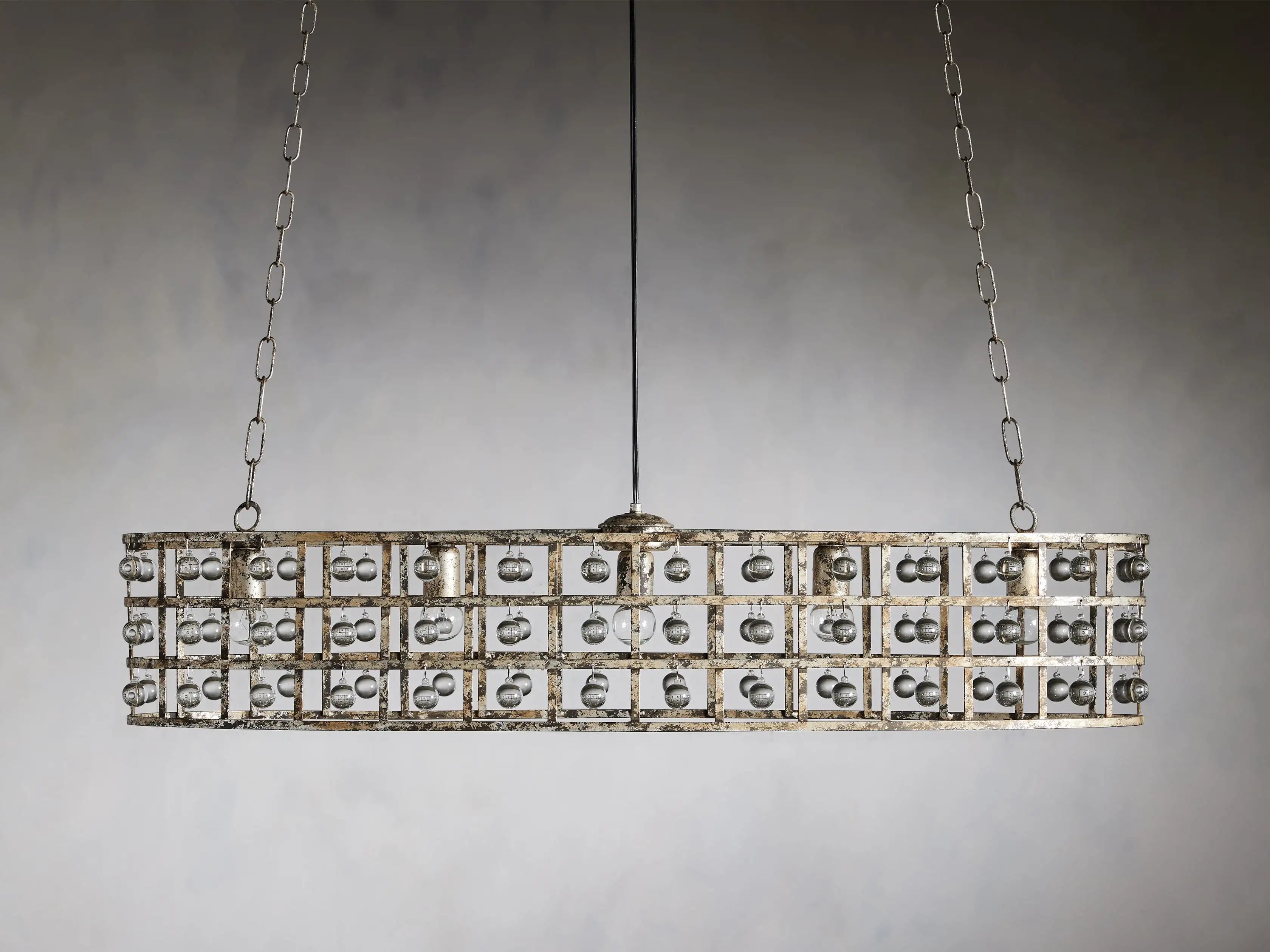 La Cage 5-Light Oval Chandelier-MEET LIGHTING