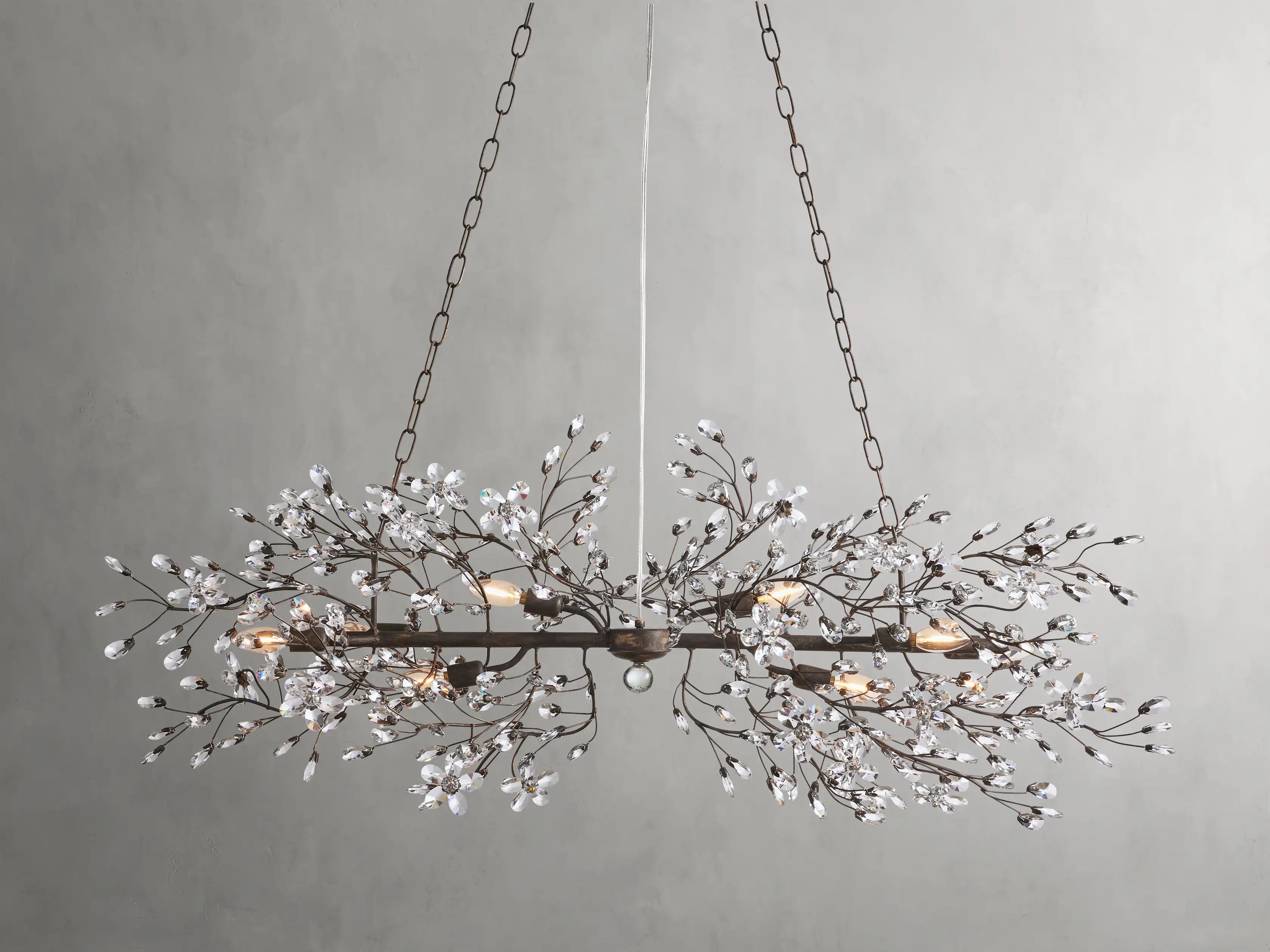 Fiore Linear Chandelier-MEET LIGHTING