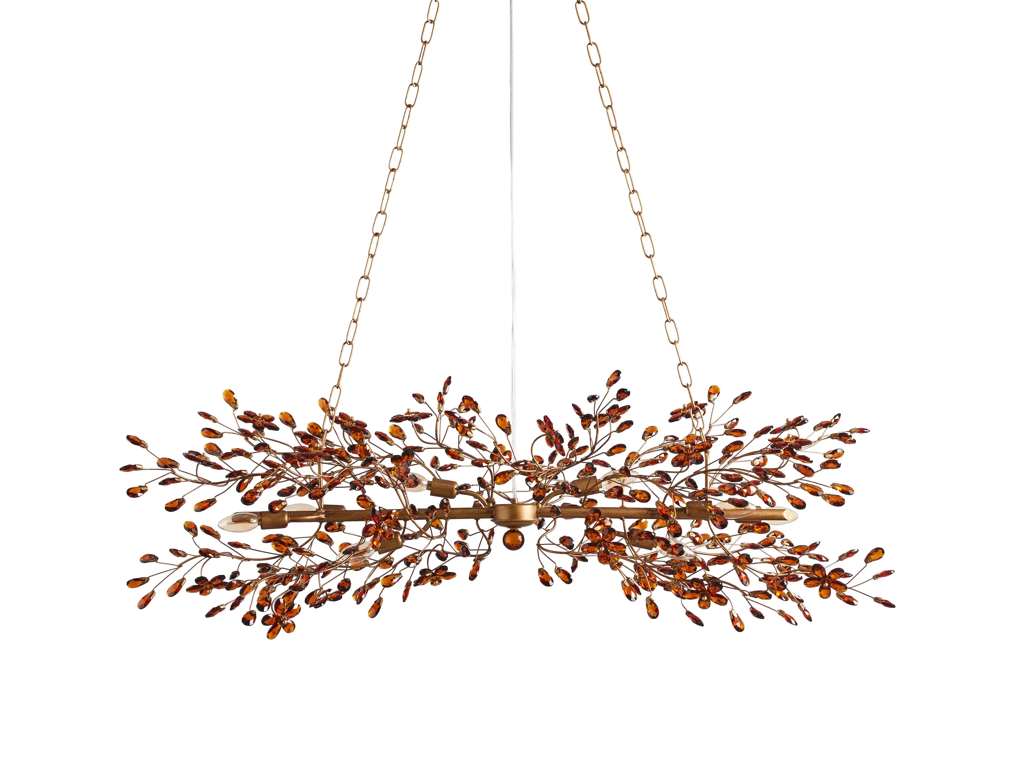 Fiore Linear Chandelier-MEET LIGHTING