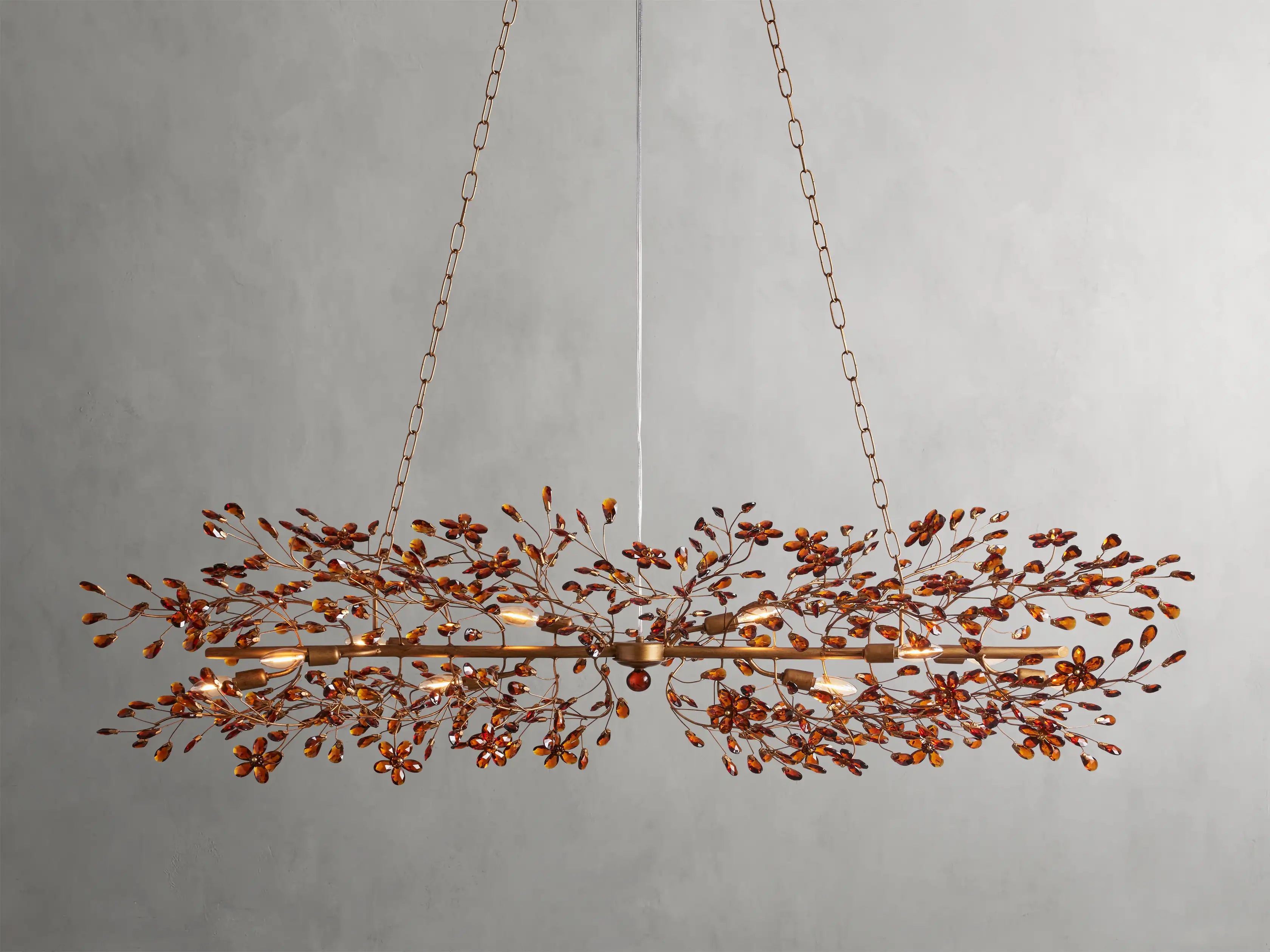 Fiore Linear Chandelier-MEET LIGHTING