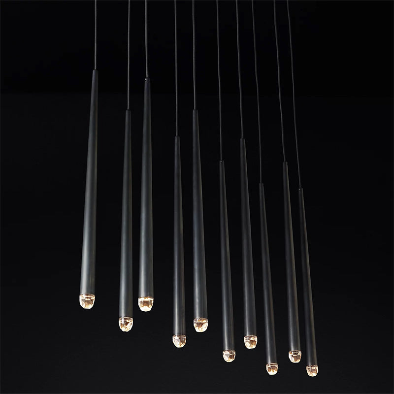 Aquitance Rectangle Chandelier For Kitchen Dining Room-MEET LIGHTING
